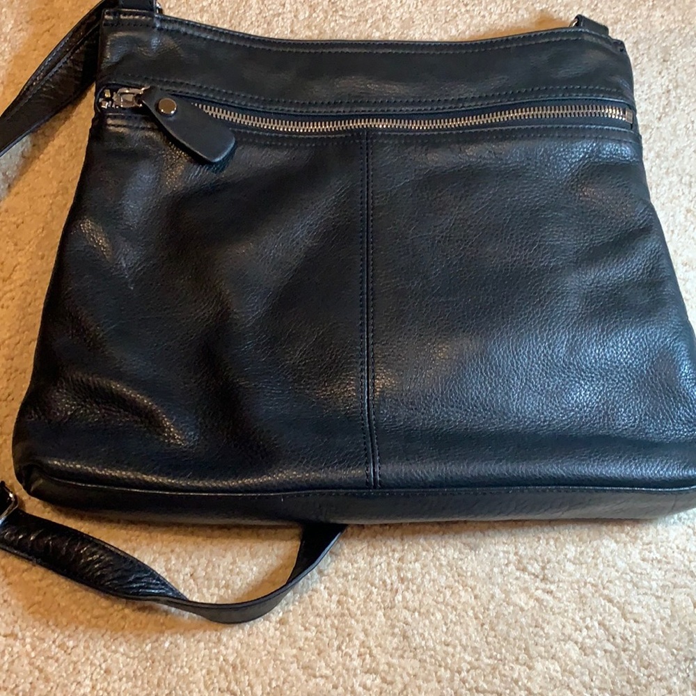 Leather crossbody